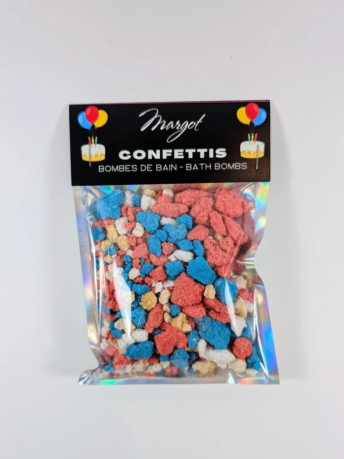 Margot Confetti Bathbomb - Happy Birthday Blue