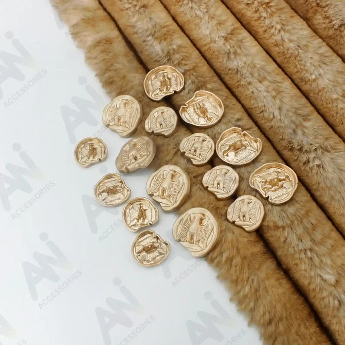 Matt Style Eagle Buttons for Clothing | 18mm(28L) & 23mm(36L)