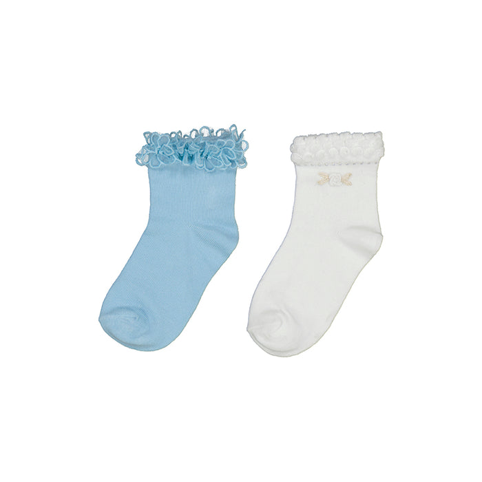 Mayoral 2pc Socks Set - Sky