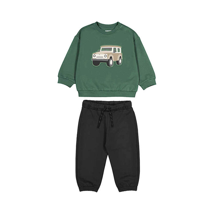 Mayoral 2pc Tracksuit - Fir Green Truck