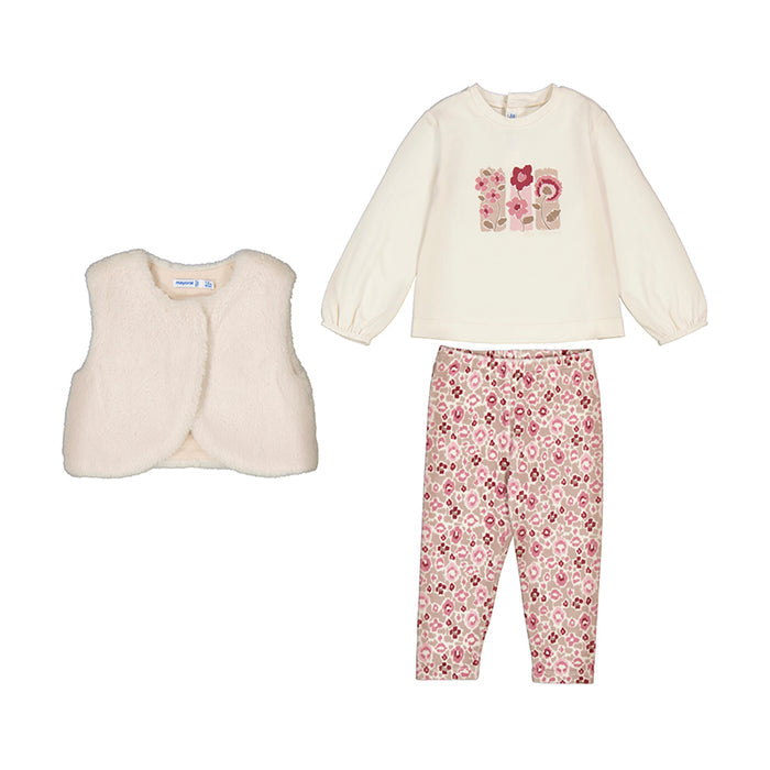 Mayoral 3pc Legging Set - Crystal