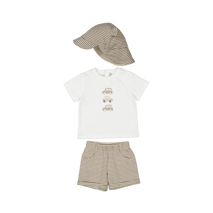 Mayoral 3pc set with Hat - Canvas