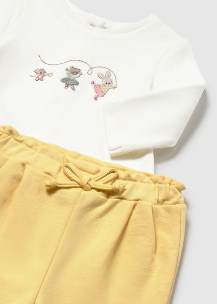 Mayoral 3pc Tracksuit - Chamomile with Ballerina's