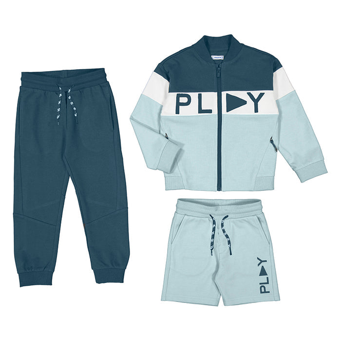 Mayoral 3pc Tracksuit with Bermuda Shorts - Midnight