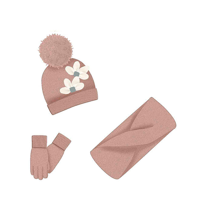 Mayoral 3pc Winter Set - Makeup Pink