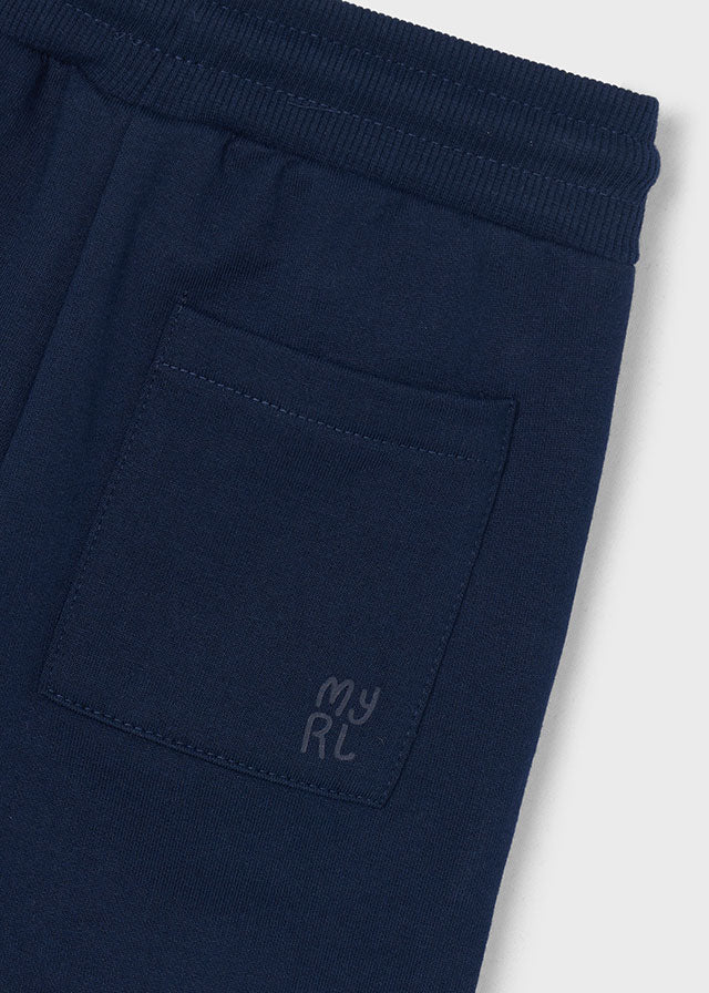 Mayoral Cuffed Fleece Sweatpants - Blue