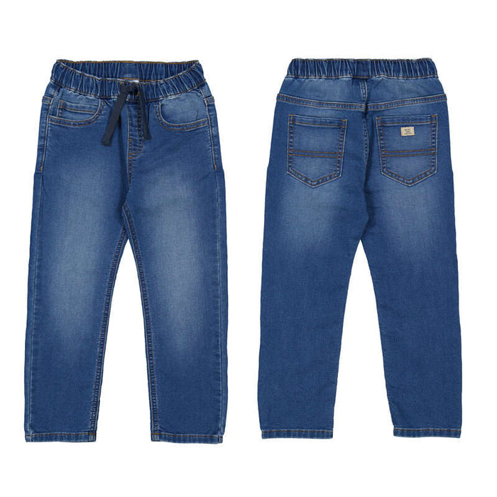 Mayoral Denim Jogger Pants - Medium Denim