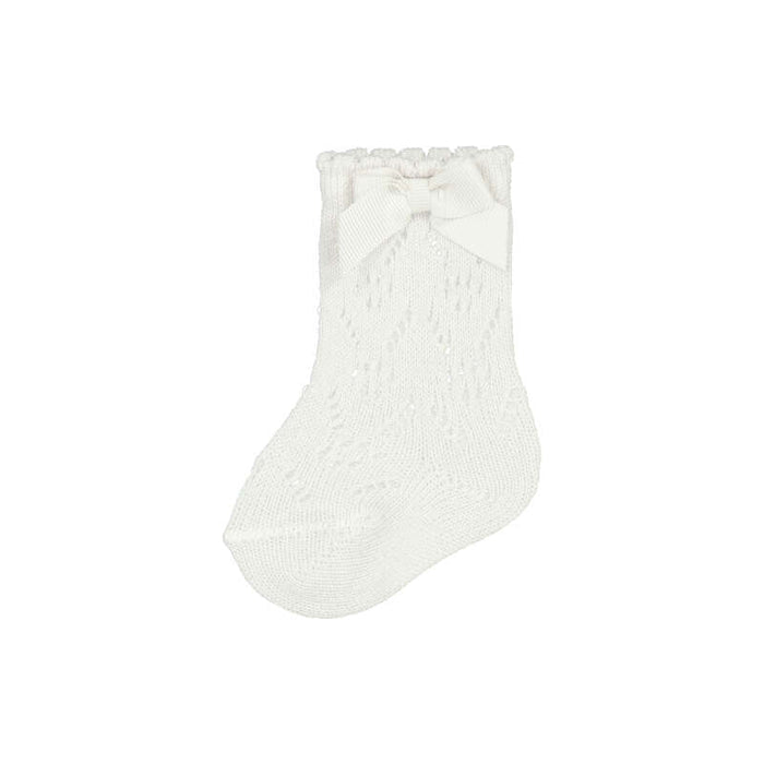 Mayoral Knit Socks - Natural White