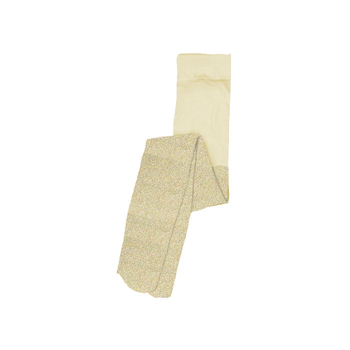 Mayoral Lurex Metallic Thread Stockings - Champagne