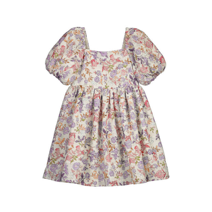 Mayoral Puff Sleeve Floral Dress - Blossom