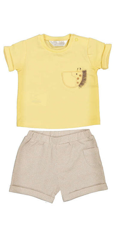 Mayoral Short and T-Shirt Set - Printed Giraffe