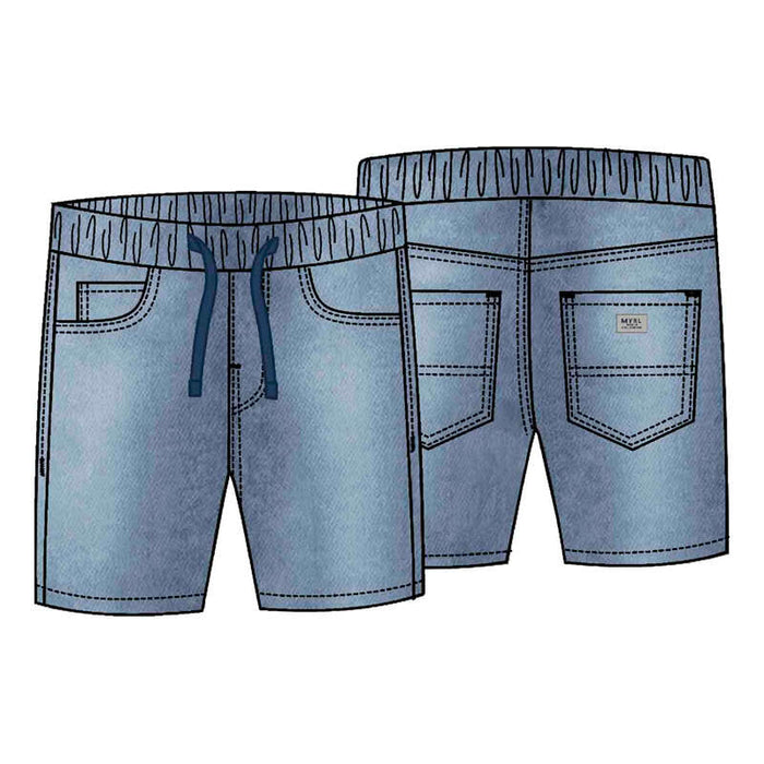 Mayoral Soft Denim Shorts - Medium Denim