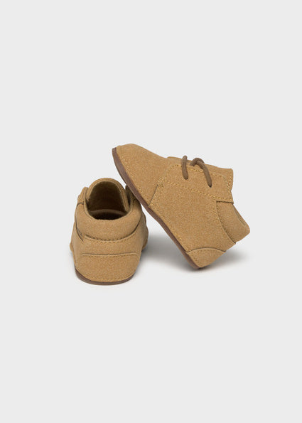 Mayoral Suede Baby Boots - Caramel
