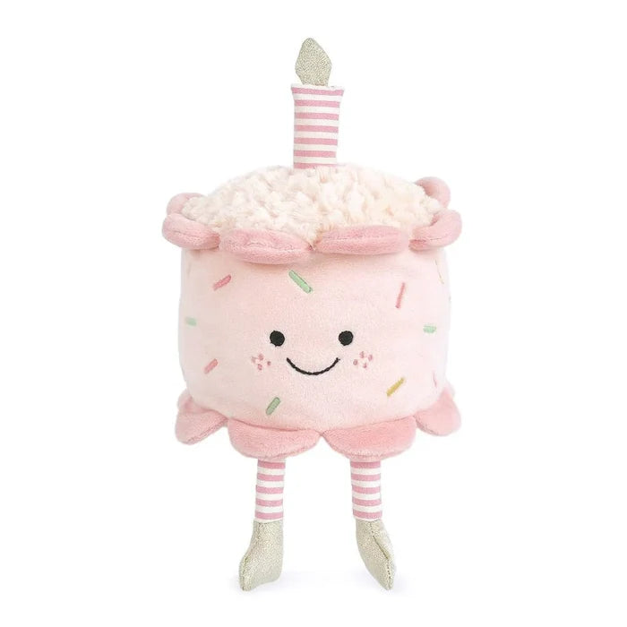 Mon Ami Plush Toy - Happy Birthday Cake - Pink
