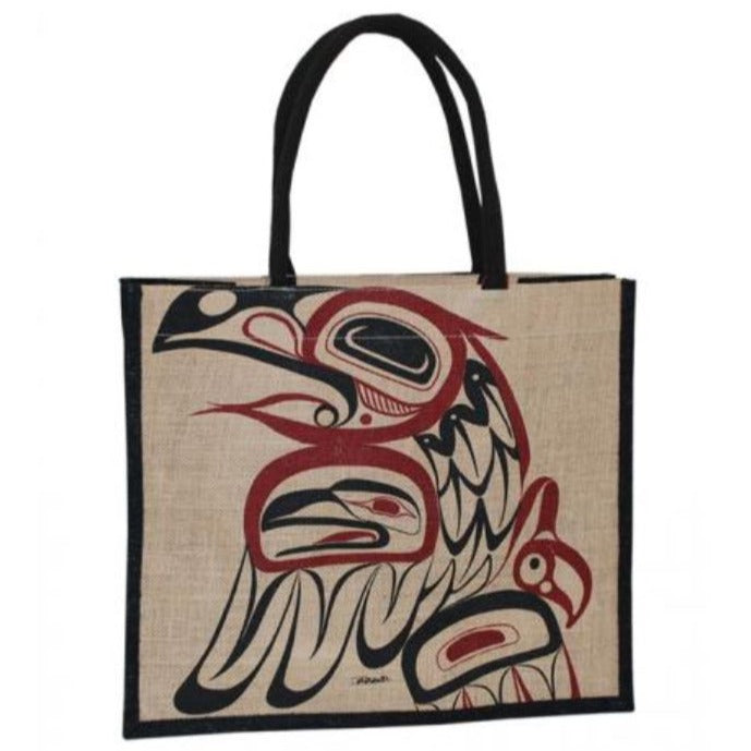 PANABO Jute Bag - Bill Helin Raven