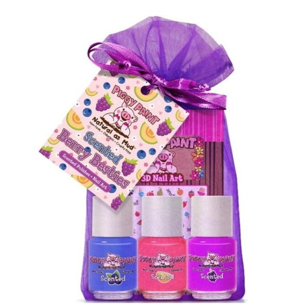 Piggy Paint Gift Set - Scented Berry Besties