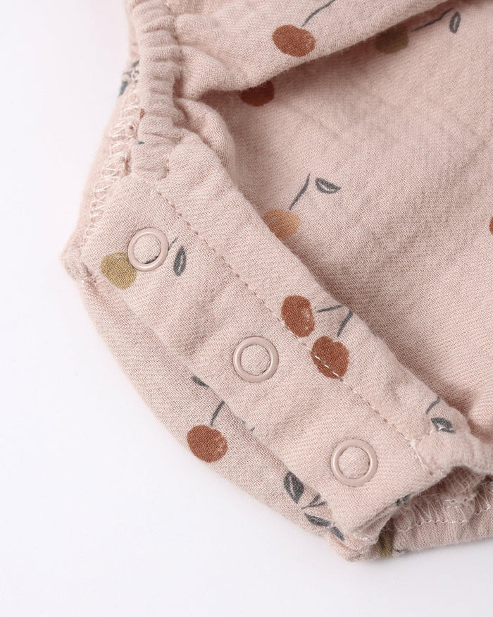 Quincy Mae Maya Romper - Cherries