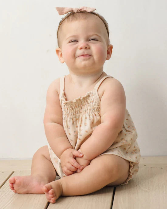 Quincy Mae Smocked Tank & Bloomer Set - Strawberries