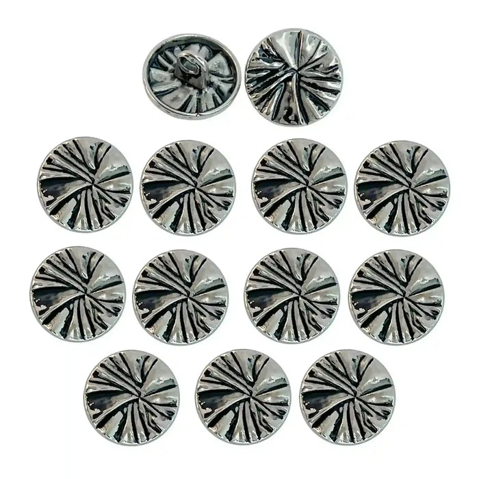 Antique silver / 11 Buttons