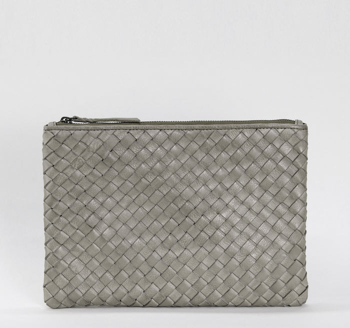Rock Paper Scissors Feed Woven Clutch Pouch - Rock Paper Scissors - On The EDGE