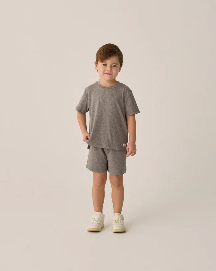 Rylee & Cru Oceanside Tech Short - Heathered Grey