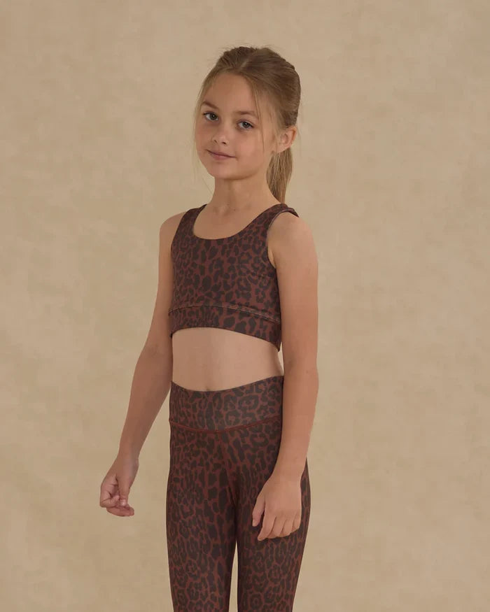 Rylee & Cru Swift Sports Bra - Leopard