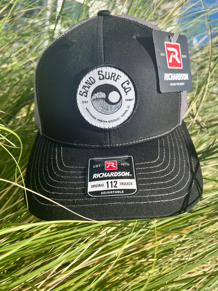 Sand Surf Co. Richardson 112 Trucker Hat - Yin Yang Logo by Sand Surf Co.