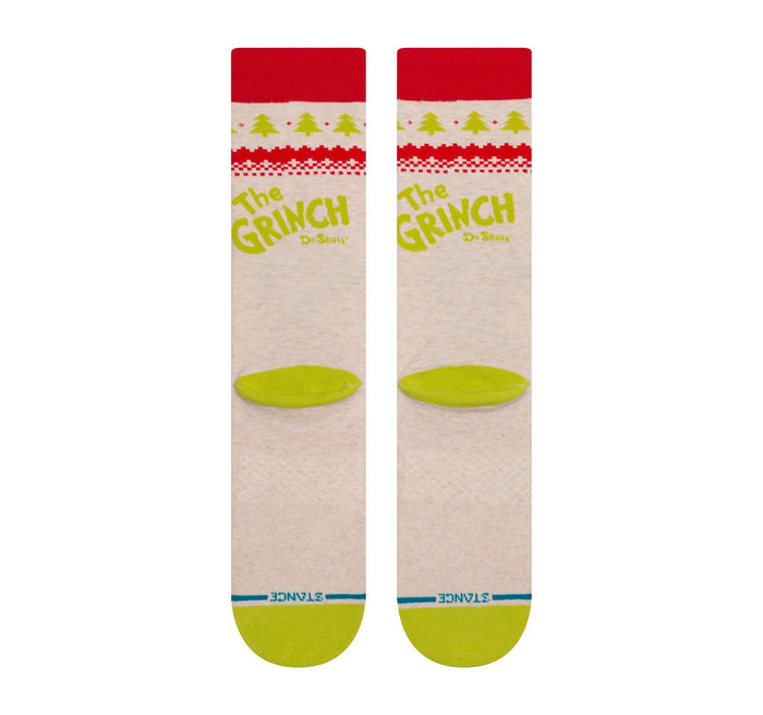 Stance The Grinch Sweater Crew Socks