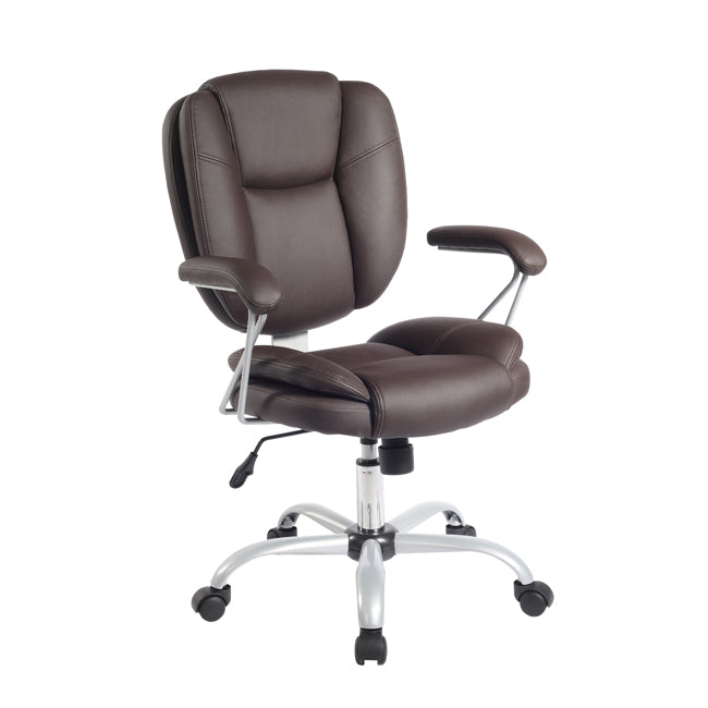 Techni Mobili Managerial Office Task Chair - Chocolate Brown