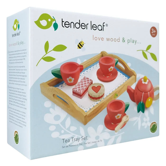 Tender Leaf Tea Tray Set