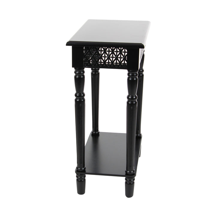 Urban Designs California Collection Wood Rectangular Side Table