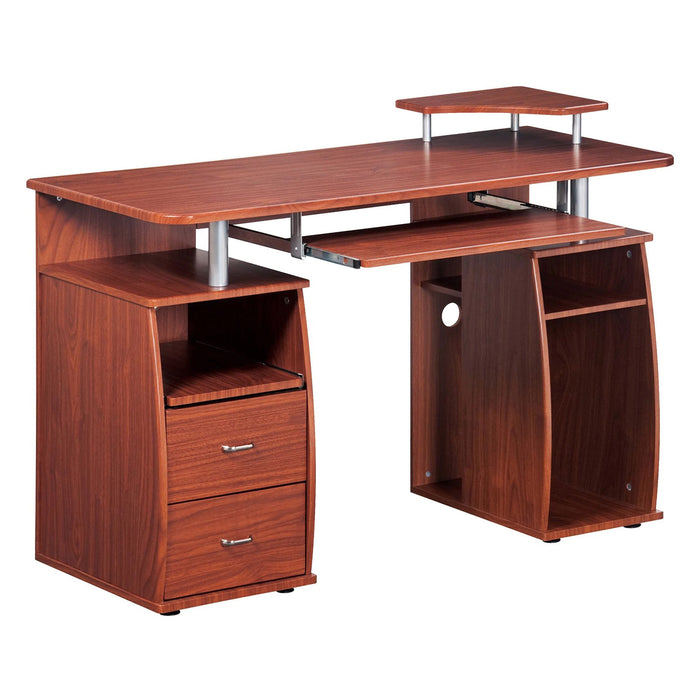 Urban Designs Executive Style Computer Desk - Mahogany