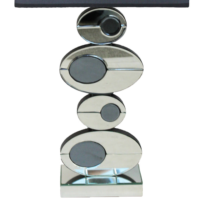 Urban Designs Martini Olives 29-inch Artistic Ovals Mirror Table Lamp