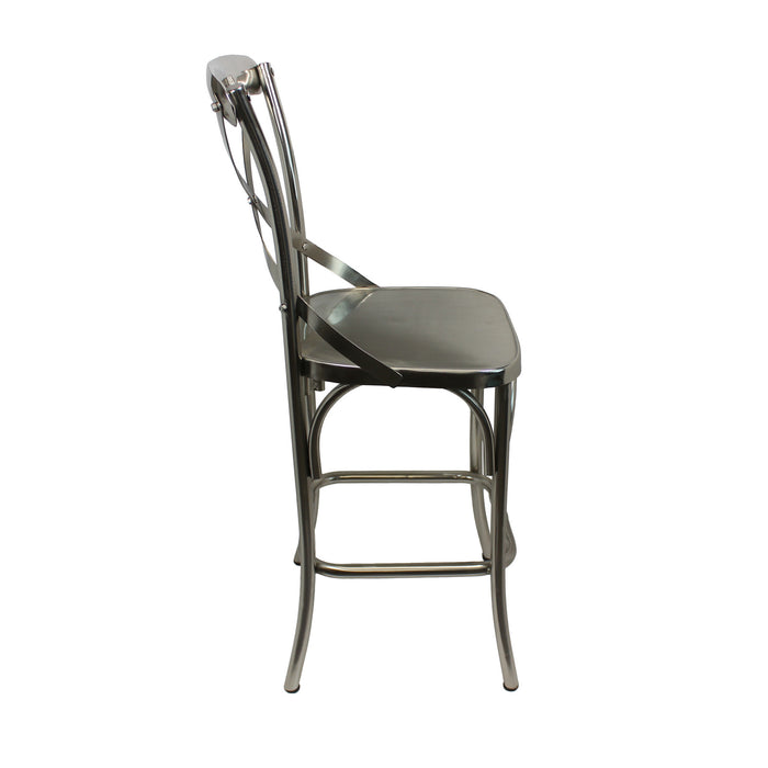Urban Designs Maxen 41-Inch Solid Metal Barstool