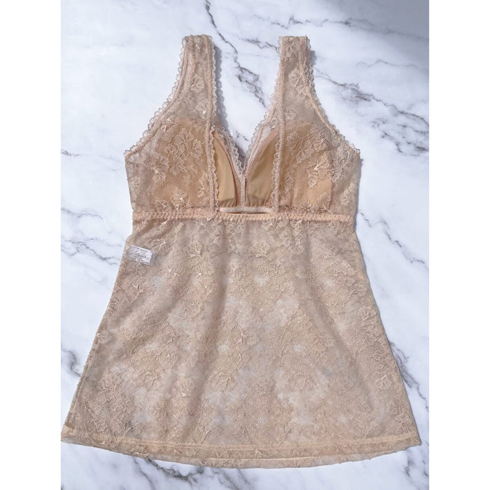 Viola All Lace Bra Camisole | Nude Pink