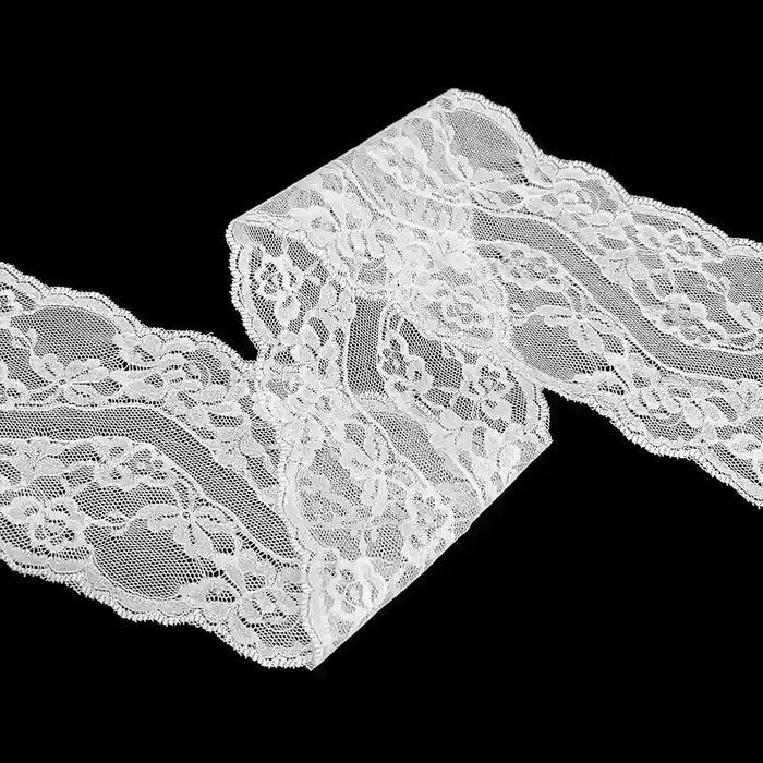 White Elegant Floral Lace | SKU-218