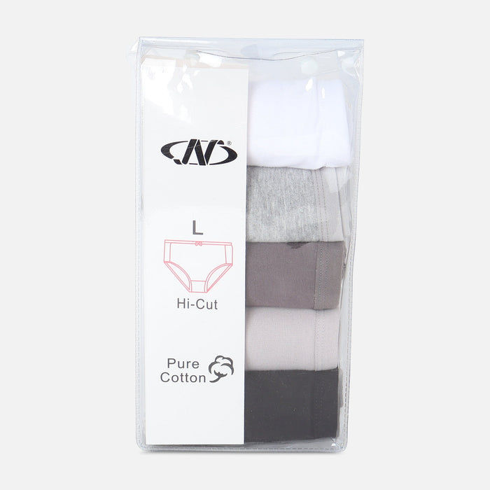 Women High-Waisted Panties 5 Pieces
