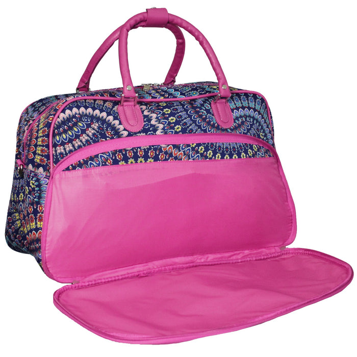 World Traveler 21" Carry-On Shoulder Tote Duffel Bag - Spiral