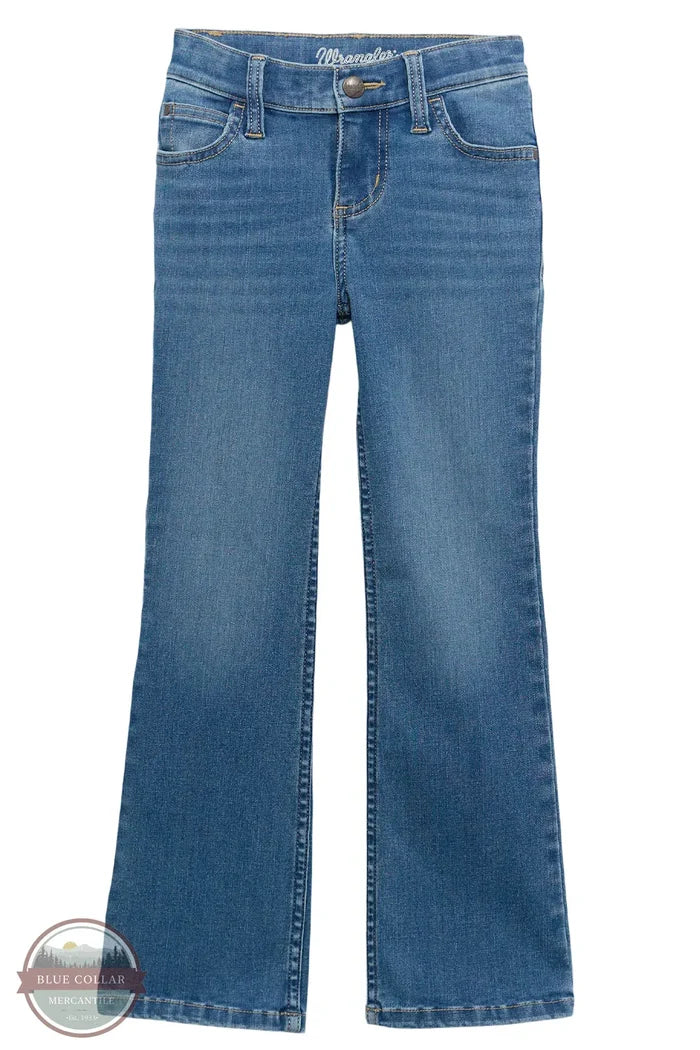 Wrangler 112375140 Girls Bespoke Bootcut Jean front view