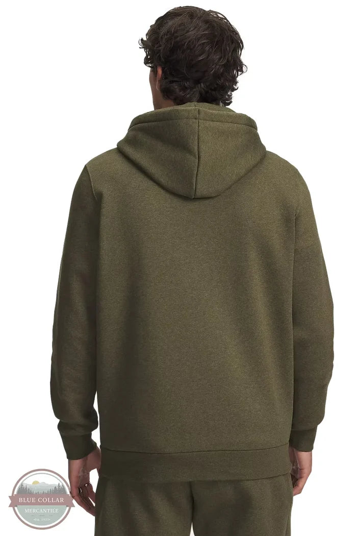 Under Armour Men's UA Icon Fleece Hoodie (Style 1373880-391) on model back shown