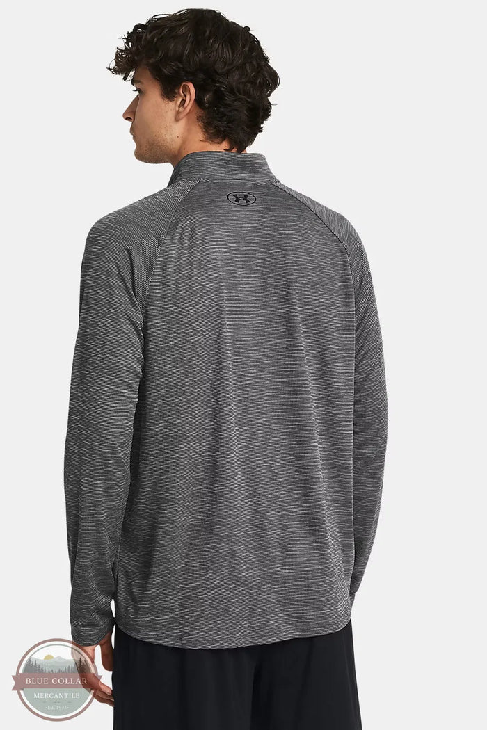Under Armour 1382797-025 Men's UA Tech Textured 1/2 Zip Sweatshirt back view