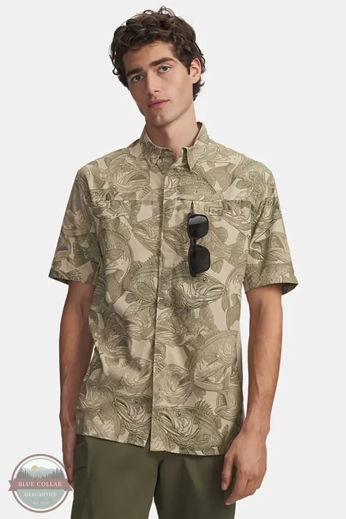 Under Armour 1383572 Fish Pro Hybrid Print Shirt front image