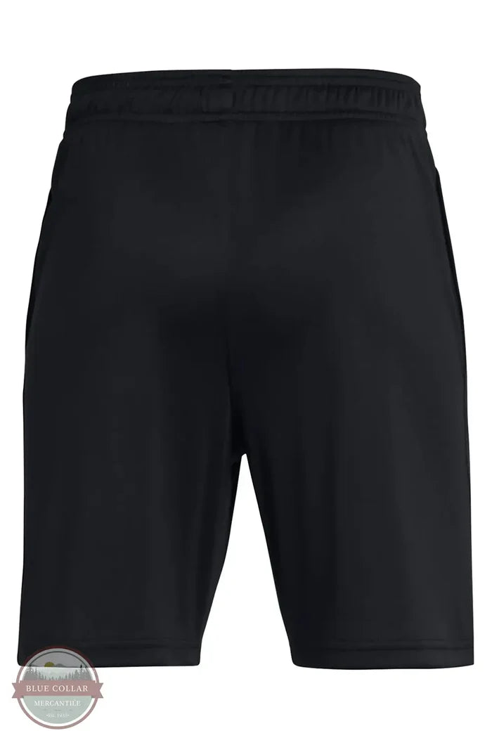 Under Armour 1388359-001 Freedom Tech Logo Shorts in Black, rear