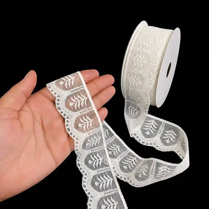 1.5 inch | Classic Fern Motif Lace | SKU-7
