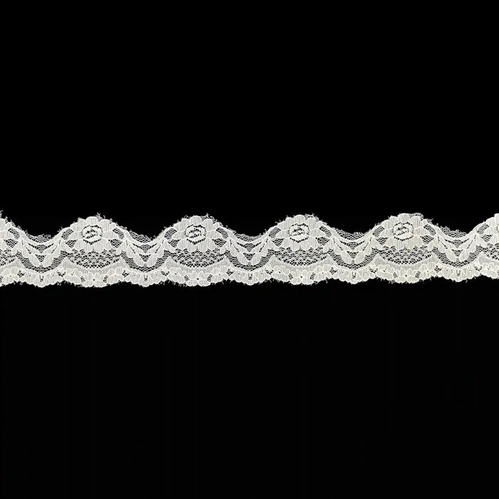 1.9 inch | White Floral Trim Lace | SKU-39