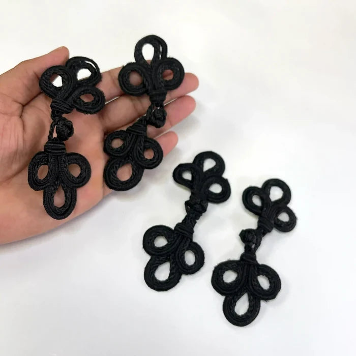 2 Pair | Frog Closure Loop Buttons