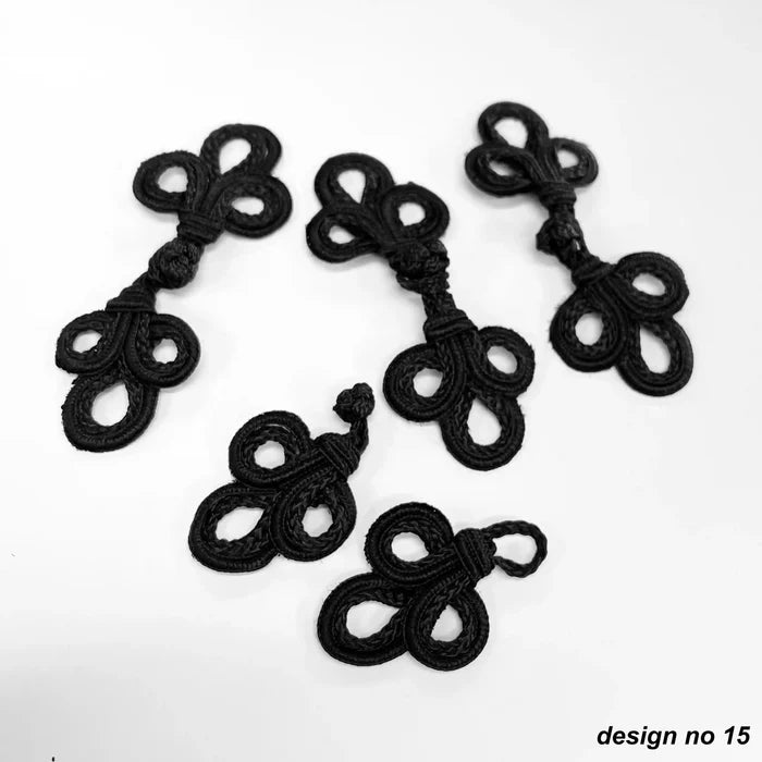 2 Pair | Frog Closure Loop Buttons