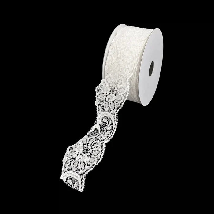 2.1 inch | Cutwork Floral Nylon Lace | 5 Meters | SKU-W7
