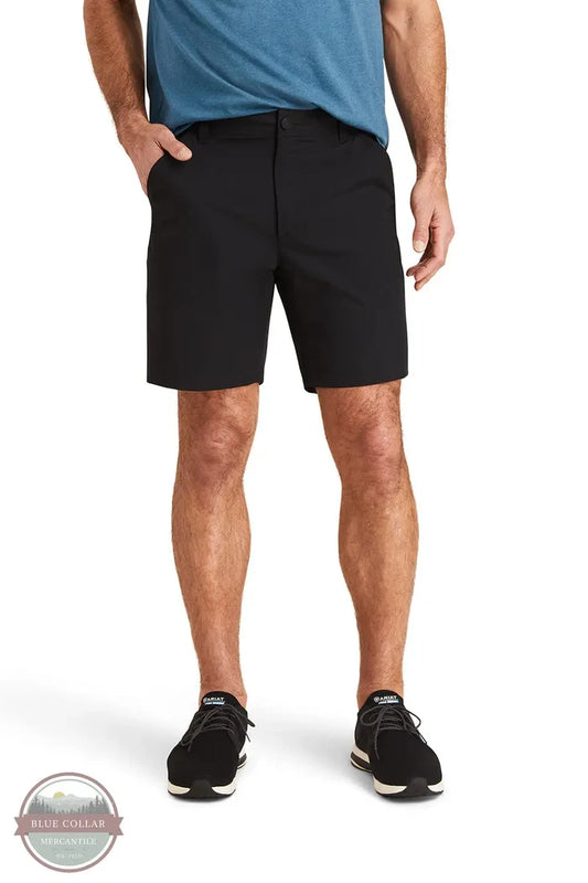 Ariat 10043183 8" Tek Shorts in Black, front