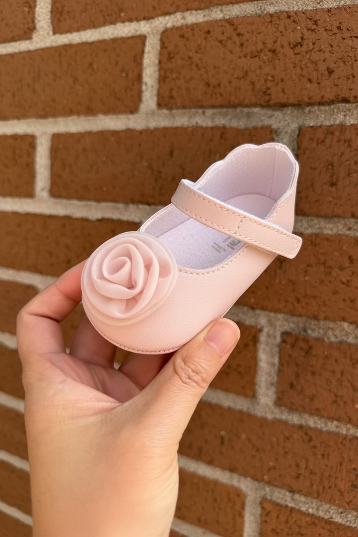 Mayoral Floral Mary Jane Shoes - Natural White